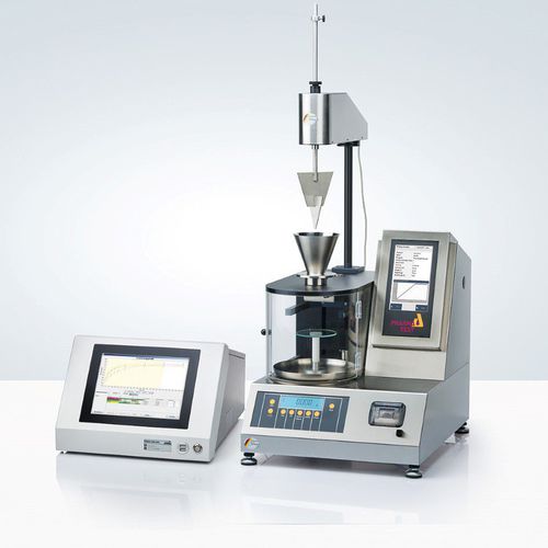 Flowability testing device - PTG-NIR - Pharma Test Apparatebau AG ...