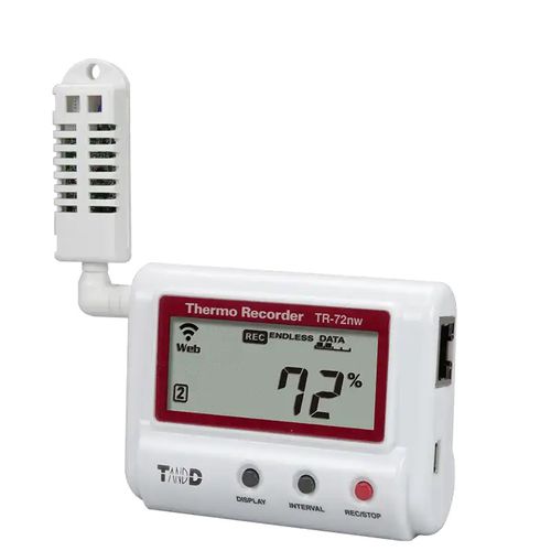 Temperature and humidity data-logger - TR-72nw - Tecpel  Co., Ltd. - USB / with LCD display / battery-powered