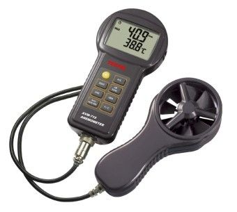 Vane thermo-anemometer - AVM-715 - Tecpel  Co., Ltd. - portable