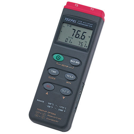 Temperature data-logger - DTM-318 - Tecpel  Co., Ltd. - USB / TCK / with screen