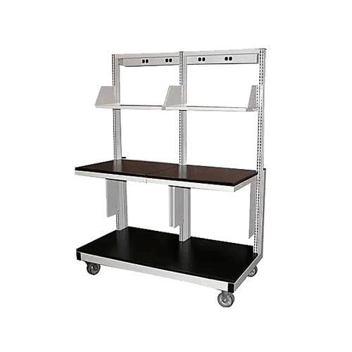 Laboratory cart - ALPHA - Kewaunee Scientific Corporation - shelf ...