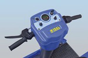 Ride-on sweeper - PB 106 E - PB 106 SH - ISAL srl - gasoline / battery-powered