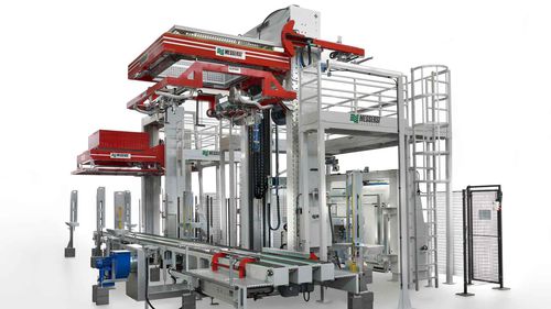 Glass bottle packaging line - MESSERSI' PACKAGING - automatic