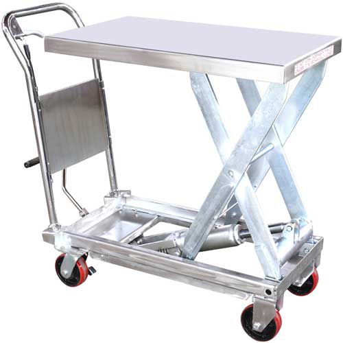 Scissor lift table - MML-PSS series - Lift Products - foot-operated / mobile / for order picking