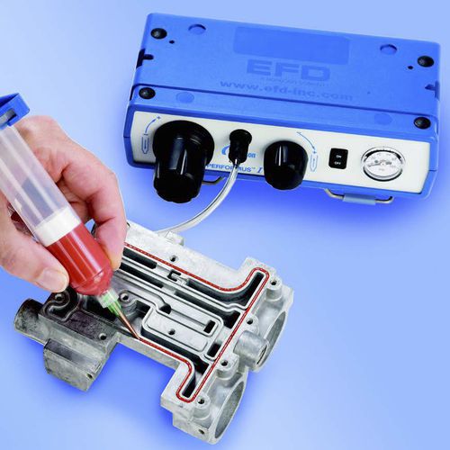 Oil dosing dispenser - Performus™ series - Nordson EFD - adhesive / silicone / brazing paste