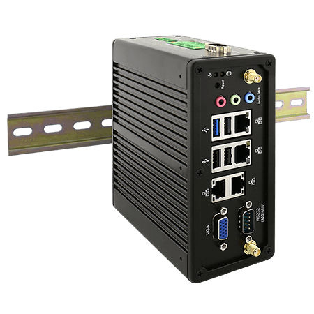 Box PC - IBDRW100-EX - Winmate, Inc. - DIN rail / Intel® Celeron N2930 / quad-core
