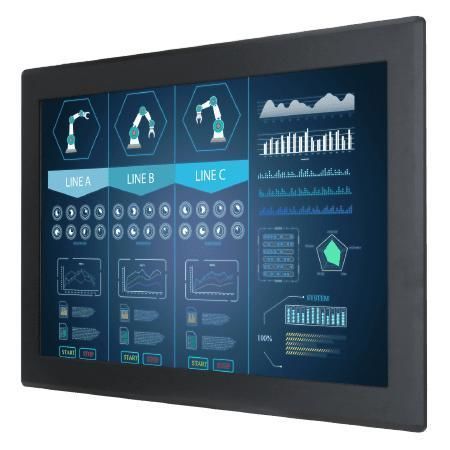 24" display - W24L100-PMA2 - Winmate, Inc. - resistive touch screen / color / 1920 x 1080