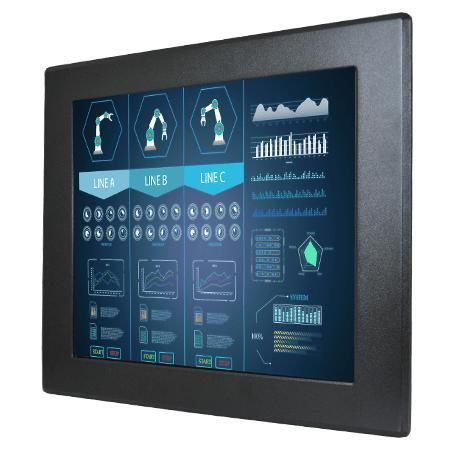 Resistive touch screen monitor - S17L500-IPA1HB - Winmate, Inc. - with touchscreen / industrial / outdoor