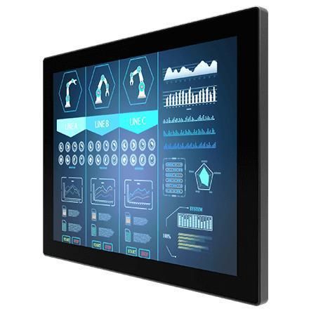 LCD monitor - R19L100-GCA3OD - Winmate, Inc. - multitouch screen / projected capacitive touchscreen / industrial
