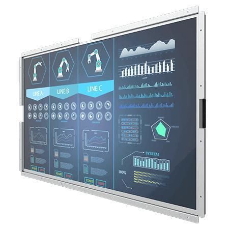LCD monitor - W43L300-OFA1 - Winmate, Inc. - touch screen / for industrial machines / for HMI interface