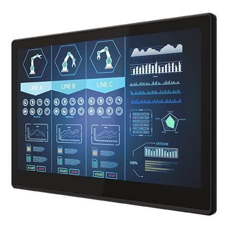 LCD monitor - W14L100-EHA1 - Winmate, Inc. - multitouch screen / projected capacitive touchscreen / industrial