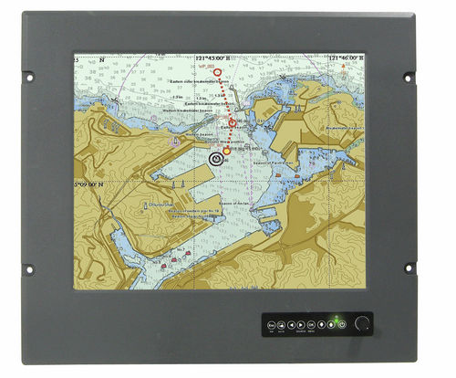 Display for marine applications - R17L500-MRM1 - Winmate, Inc. - resistive touch screen / 1280 x 1024 / 17"