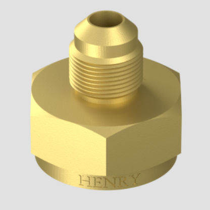 Compressed air fitting - 20-xxxx series - Henry Technologies - threaded / brass / male-female