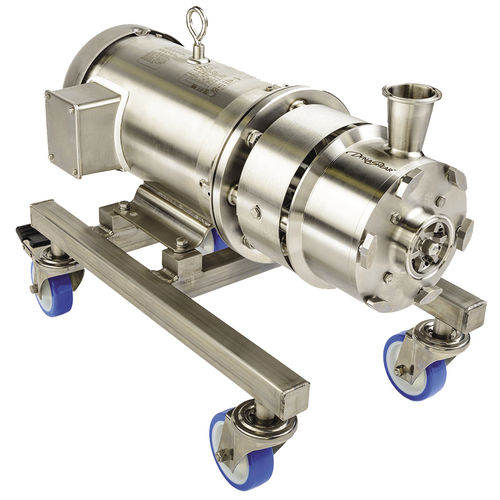 Rotorstator mixer Dynashear® Admix inline / for liquids / solid