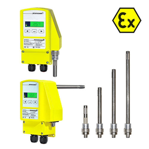Room thermo-hygrostat - ExBin-D - Rotork Schischek - with LCD display / duct-mount / explosion-proof