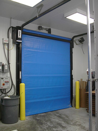 Horizontal roll up door - FasTrax® FR - Rite-Hite - roll up / fabric / for freezers