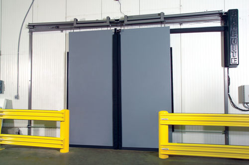 Sliding door - Barrier Glider® - Rite-Hite - PUR / fabric / for cold storage warehouses