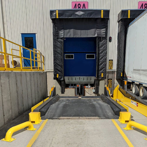 Manually-operated dock leveler - RHTL - Rite-Hite - hydraulic / hydraulically-operated / hydraulic piston