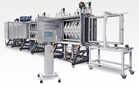 PECVD deposition machine - DynaLine - Bühler Leybold Optics - magnetron sputtering / metalized film / vacuum