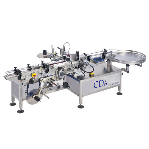 Automatic labeler - Ninon Down - CDA - for chemicals / bucket / for bottles