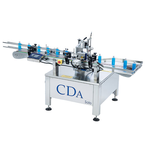 Automatic labeling machine - Solo 1500 / 2500 - CDA - bucket / for bottles / can