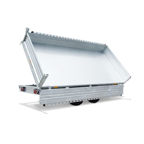 Platform trailer - DK-ST series - Böckmann - dump / tandem / towed
