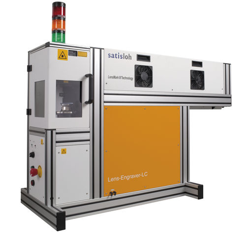 CO2 laser engraving machine - LC - Satisloh - glass / benchtop / automated