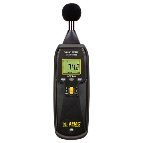 Basic sound level meter - CA832  - AEMC Instruments - integrating / class 2 / digital