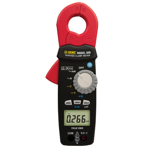 Digital clamp multimeter - 566 - AEMC Instruments - portable / 600 V / 60 A