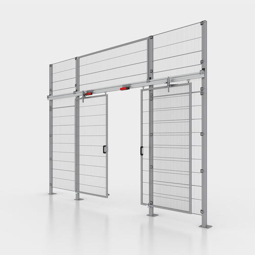 Sliding door - DSTO - HANS GEORG BRÜHL - aluminium / steel / indoor
