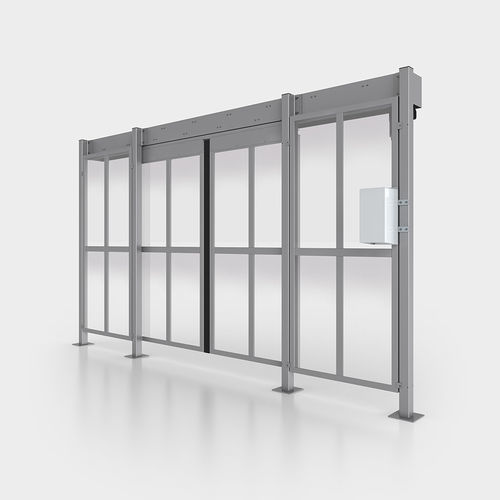 Sliding gate - MSST®-PL-D - HANS GEORG BRÜHL - automatic / steel / safety