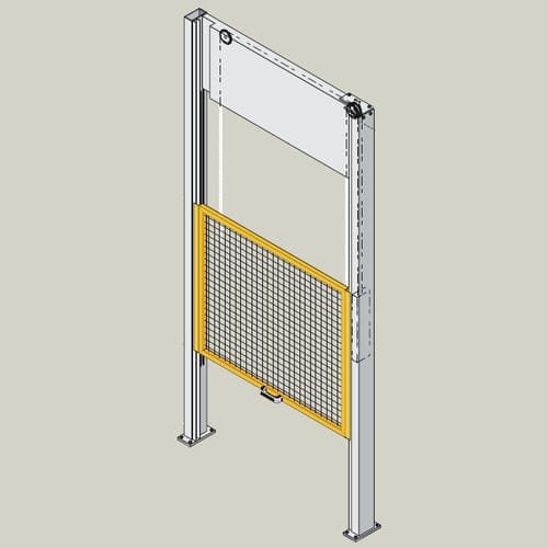 Protective barrier - HF - HANS GEORG BRÜHL - steel mesh