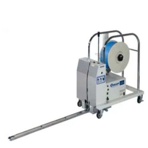 Semi-automatic strapping machine - M PAC PLT - Cyklop - manual / pallet / handling