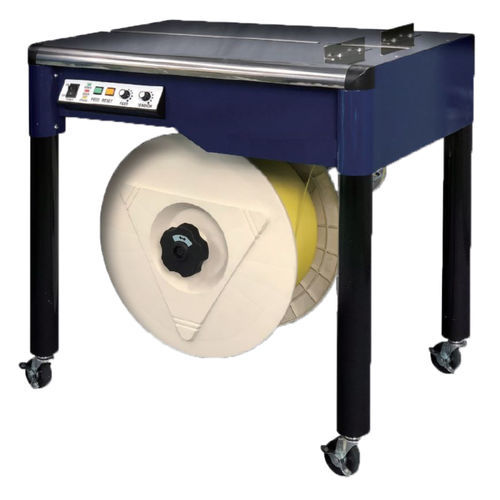 Semi-automatic strapping machine - M-PAC V - Cyklop - for plastics / parts / for polypropylene straps