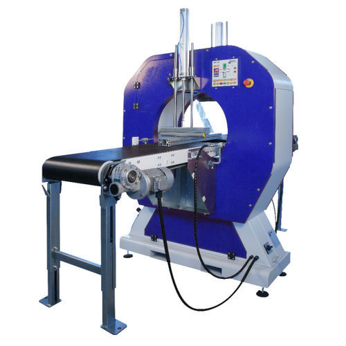 Horizontal stretch wrapper - CSO 2000 A - Cyklop - automatic / with mechanic braking / for long products
