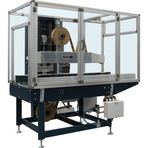 Single-flap case sealer - ZUMET MATIC X - Cyklop - adhesive tape / gummed paper / fully-automatic