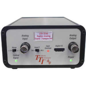 Fiber optic transceiver - LTX-7215 series - Scitec Instruments - 16-channel / bidirectional / analog