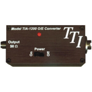Optical-electrical converter - TIA-1200 - Scitec Instruments - signal / fiber optics