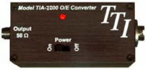 Optical-electrical converter - TIA-3000 - Scitec Instruments - fiber optics / fast