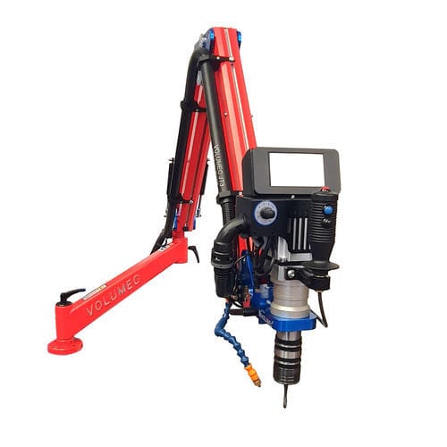 Swing-arm tapping machine - JT3500 EVO² VASTC-1 (M5-M24) - VOLUMEC® & EASYARM - brushless / electric / speed control