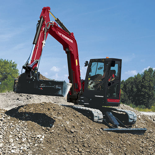 YANMAR VIO80 ミニカー 赤/黒 Amazon.co.jp: YANMAR ヤンマー Vio80 ミニチュア重機 1 32