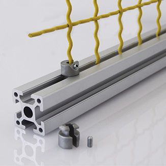 Profile panel-mounting block - 6.41.08.01 / 6.41.10.04.01 - Modular Assembly Technology
