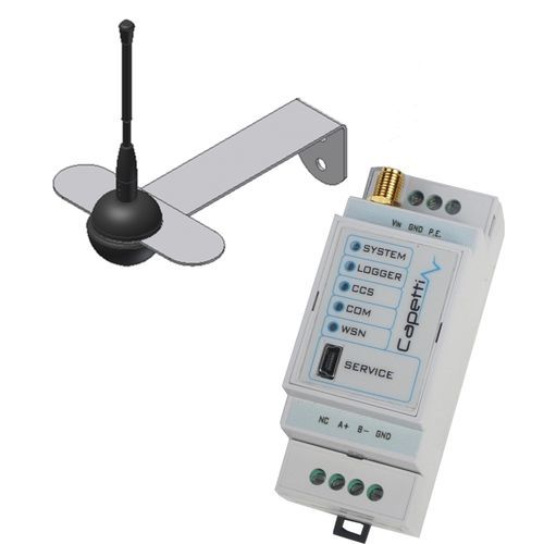 Communication gateway - MWDG-MB-B - Capetti Elettronica - wireless / Modbus RTU / DIN rail