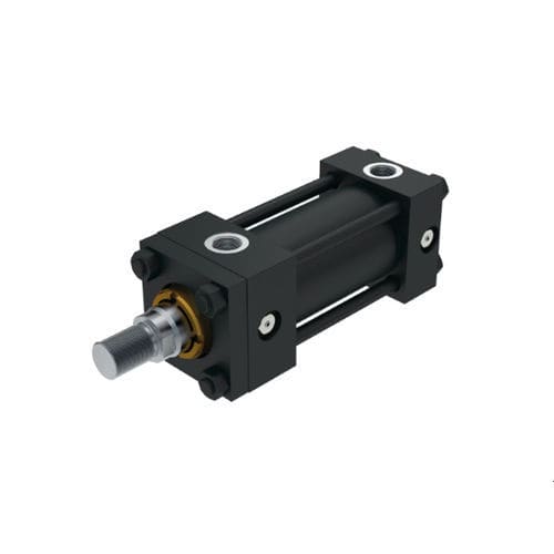 Hydraulic cylinder - HMI - Parker Hannifin France SAS - tie-rod / double-acting / ISO