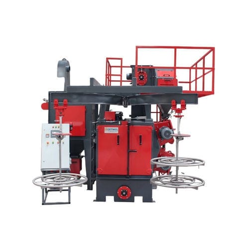 Automatic shot blasting machine - ASK series - Cetingil Machinery Industry - hook / sheet metal