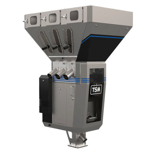 Gravimetric batch blender - OPTI-X 800 - TSM Control Systems - granules / resin / for plastic pellets