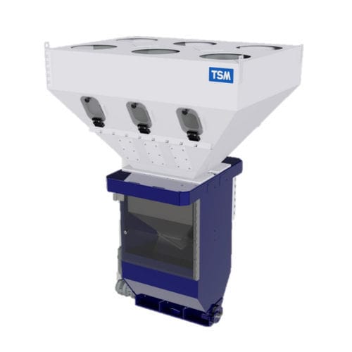 Conical screw blender - MultiBlend - TSM Control Systems - vertical / batch / granules