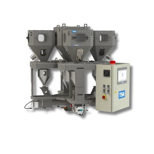 Conical screw blender - OPTIBLEND 1000 - TSM Control Systems - horizontal / vertical / continuous