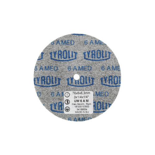 Finishing sanding disc - Tyrolit - Schleifmittelwerke Swarovski AG & Co K.G - for surface cleaning / for metal / non-woven
