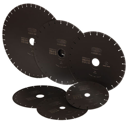 Cast iron cutting disc - FOCUR SA - Tyrolit - Schleifmittelwerke Swarovski AG & Co K.G - steel / diamond-coated